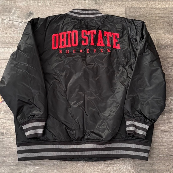 THE Ohio State Black Satin Jacket - Picture 2 of 16